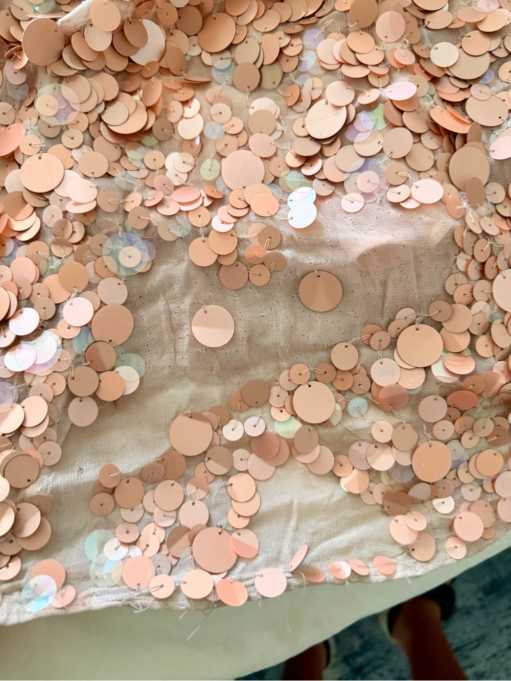 LovesShackFancy Blush Pink Sequin Maxi Dress - Picture 13 of 13